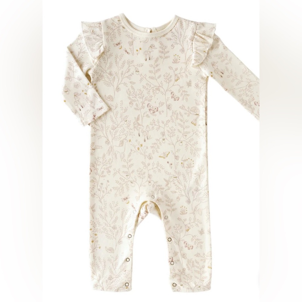 Pehr Ruffle Secret Garden Romper